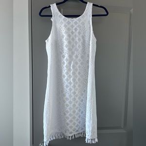 S Lilly Pulitzer white dress